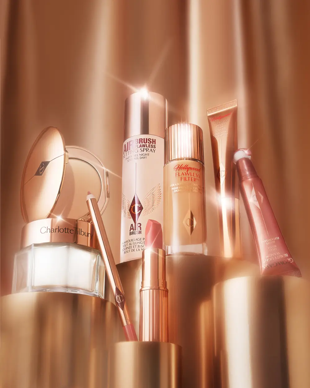 Charlotte Tilbury's range of products