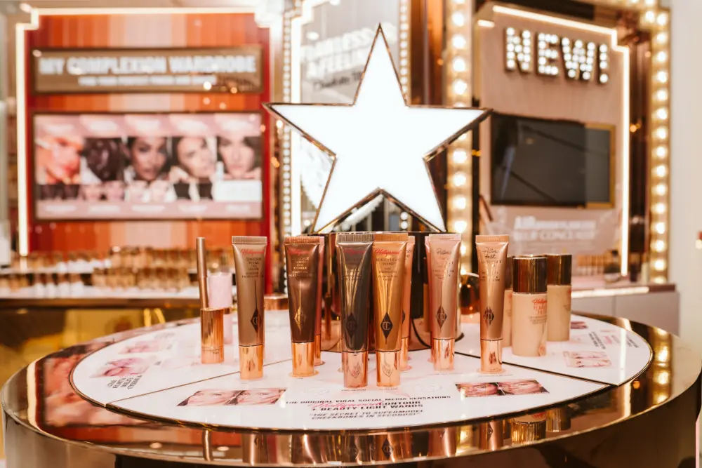 Hollywood glam pervades the beauty space