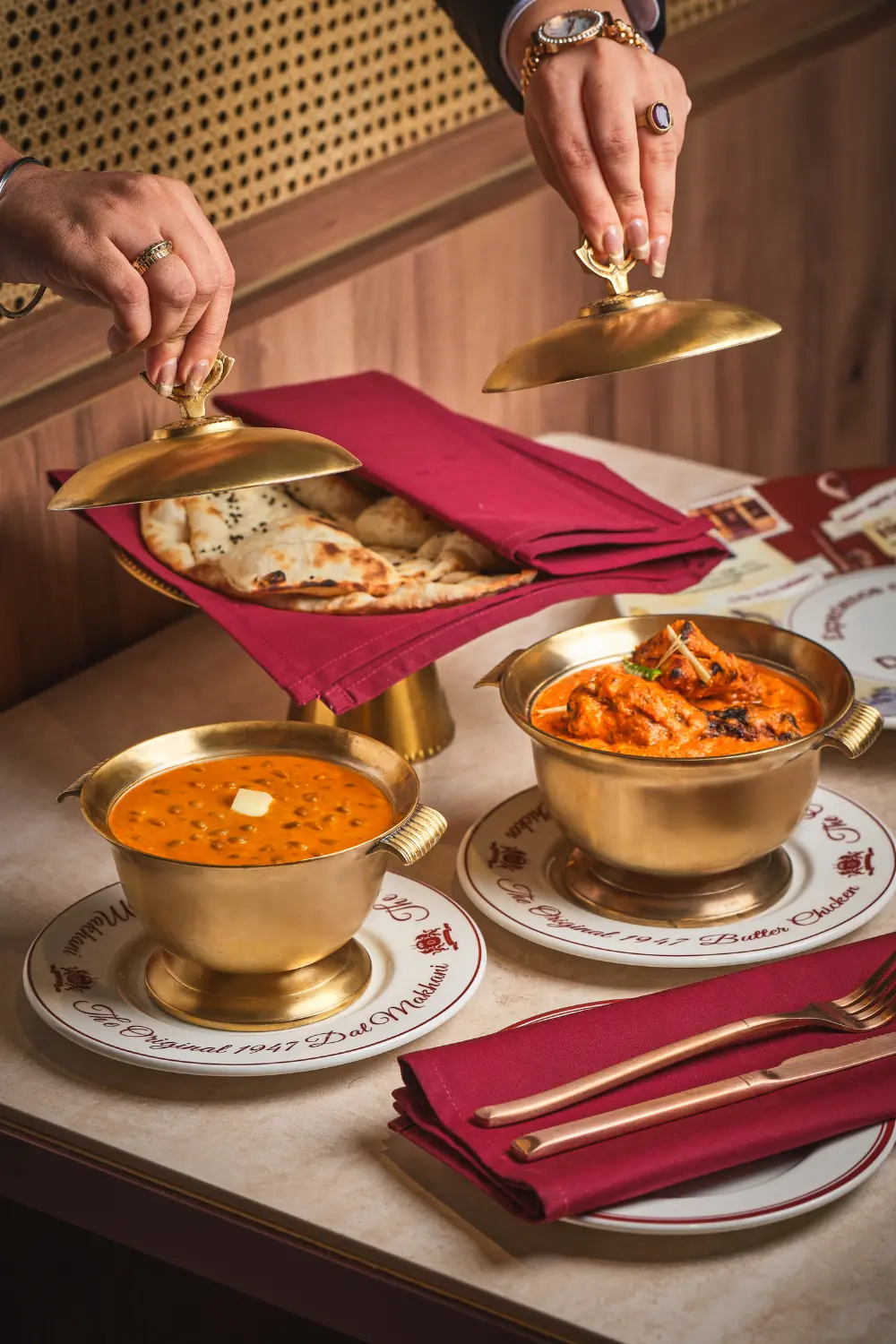 The original 1947 Dal Makhani and Butter Chicken