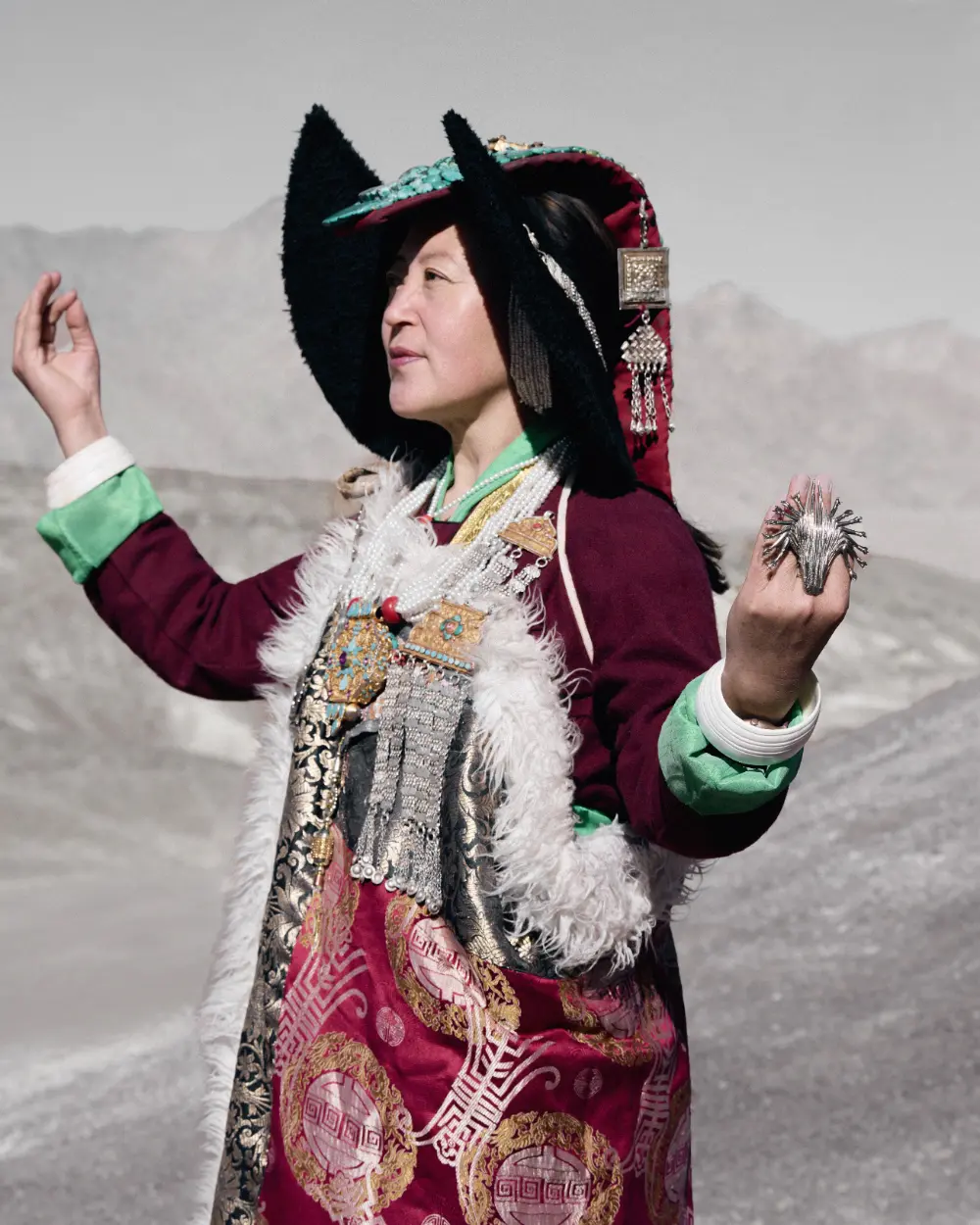 Ladakhi people perform the Shondol and Shonta Lima folk dance