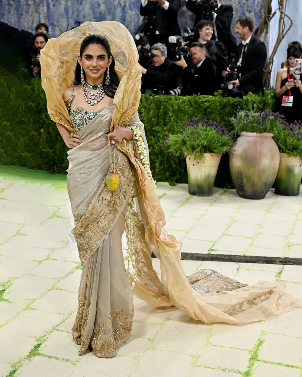 Isha Ambani in Gaurav Gupta