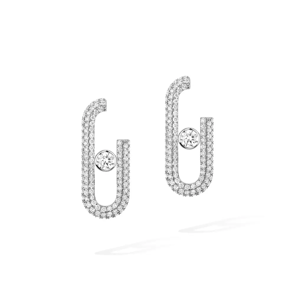 Messika Earrings Move Link XL Full Pavées