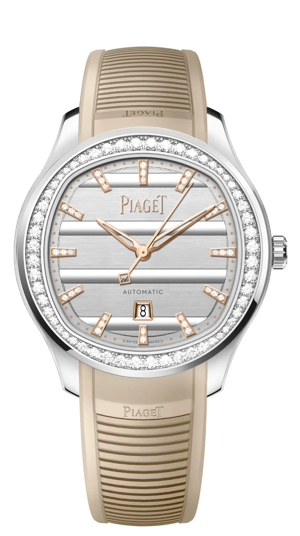 The 36 mm Piaget Polo Signature G0A51011 with a diamond bezel
