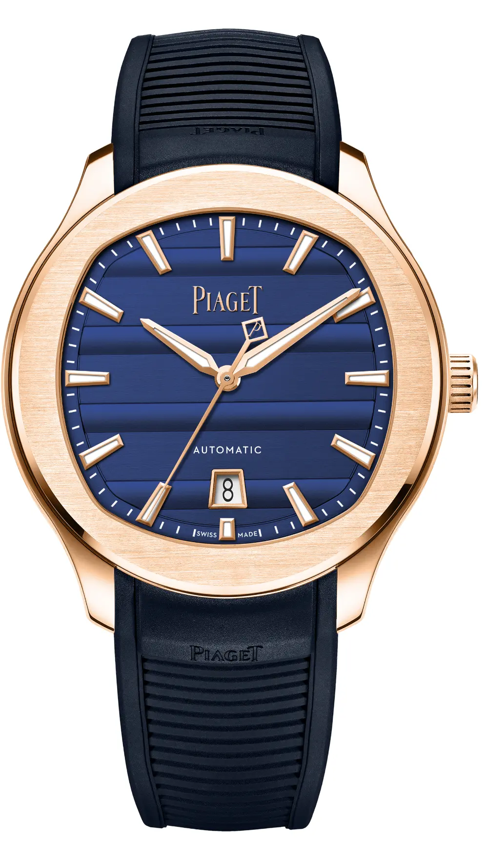 The 42 mm Piaget Polo Signature Dates G0A51033 in pink gold
