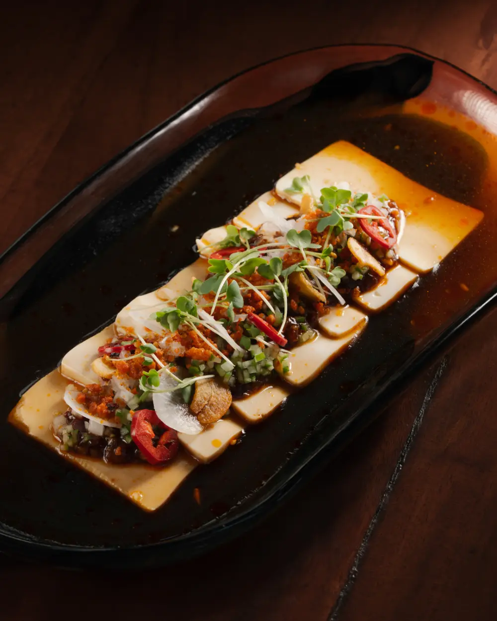 Tofu Tiradito from the new menu