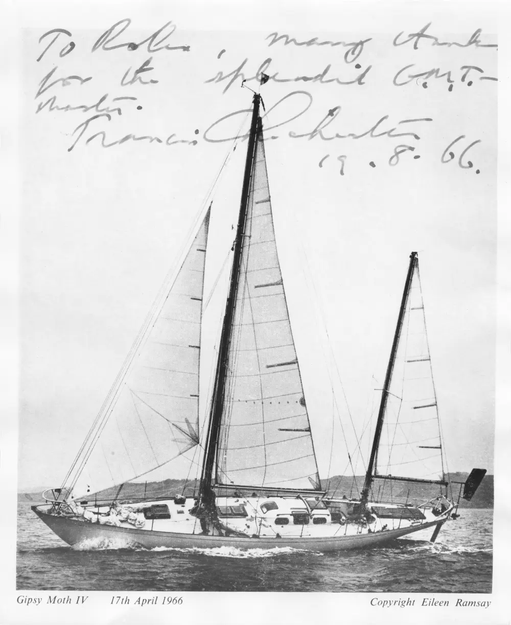 Gipsy Moth IV, is the yacht sailed by Sir Francis Chichester on his ground-breaking circumnavigation in 1966-67
