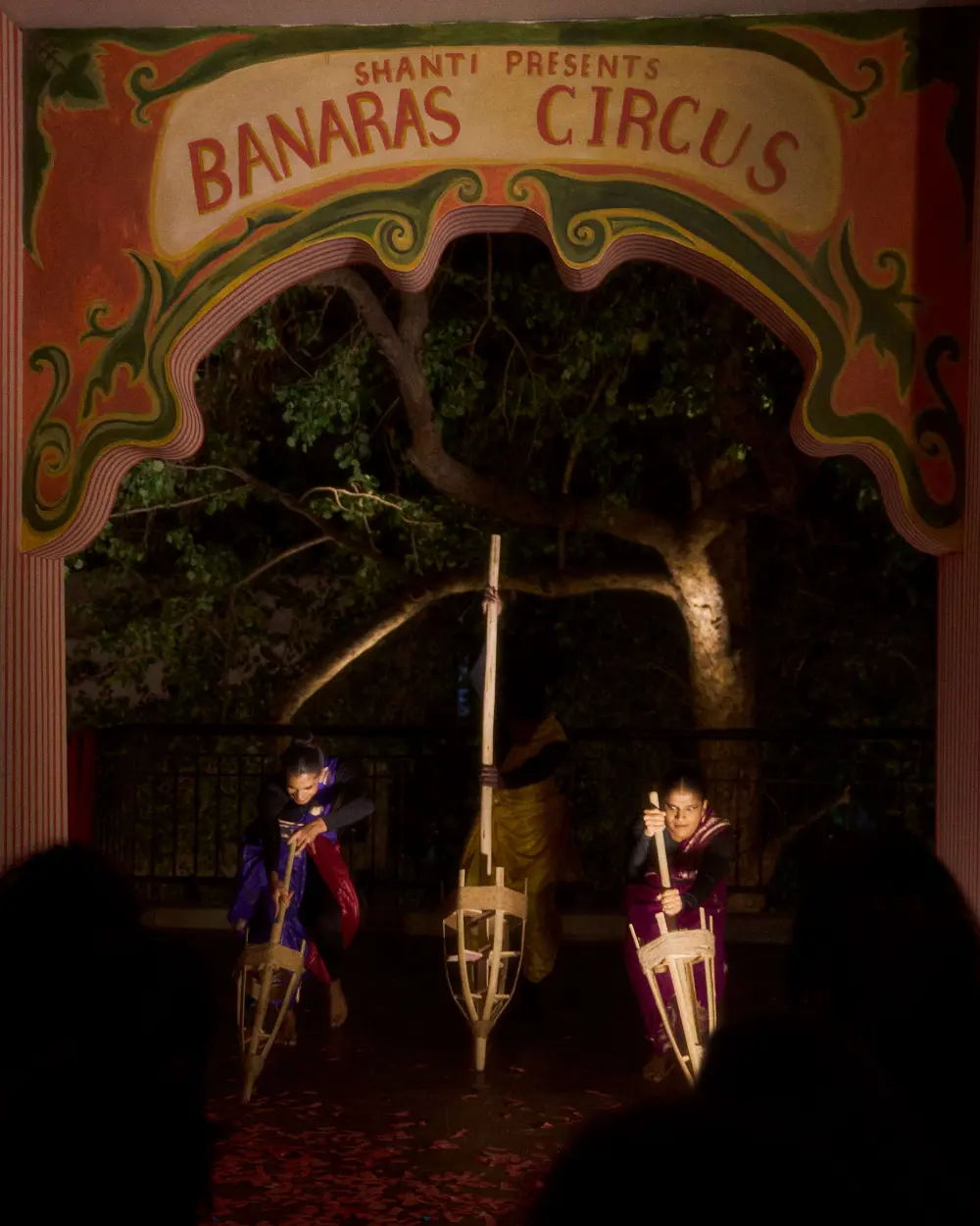 A visual from the Banaras Circus performance