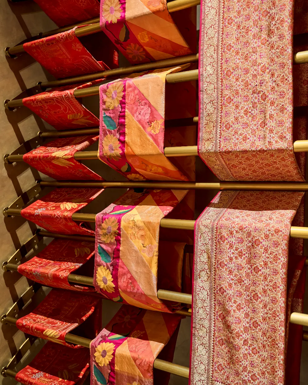 Reams of Benarasi weaves