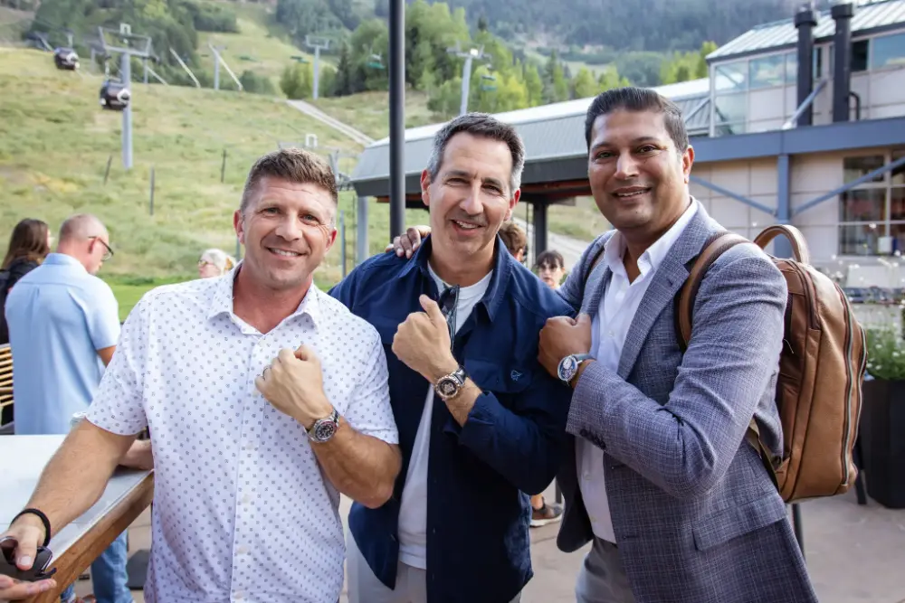 Collectors showing their timepieces last year