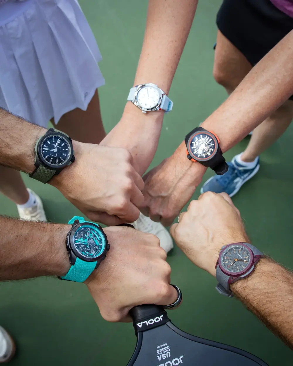 Norqain watch collectors pose together
